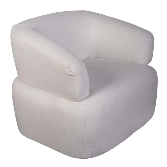 Butaca 1 Cuerpo Tela Natural-beige Gaia Natural en Blanco - Sillones y sofás, Uruguay | Divino, vista 2