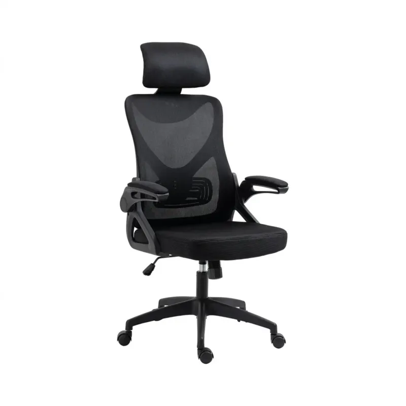 Silla De Oficina - Ejecutiva Ergonómica en Negro - Sillas de escritorio, Uruguay | Rústico Hogar