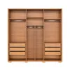 Ropero 6 puertas Reflecta 2.4 - Moderna - Marrón en Marrón - Roperos y placares, Uruguay | Rústico Hogar, vista 3 de 3