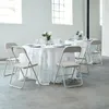 Mesa de comedor JEGIND Ø105 blanco/natural en Blanco/natural - Mesas de comedor, Uruguay | JYSK, vista 3 de 5