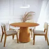 Mesa de Comedor Zara - Redonda - 120 - Canela en Marrón - Mesas de comedor, Uruguay | NYR, vista 2 de 2