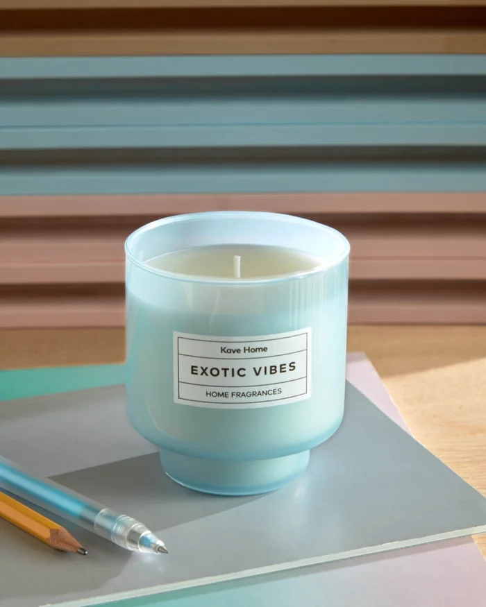 Vela aromática Exotic Vibes 200 gr en Azul - Velas y Portavelas, Uruguay | Kavehome, vista 2