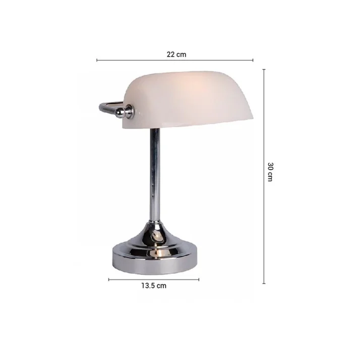 Lámpara de Mesa Lewis Blanco en Blanco - Lámparas de mesa, Uruguay | Serlux, vista 5