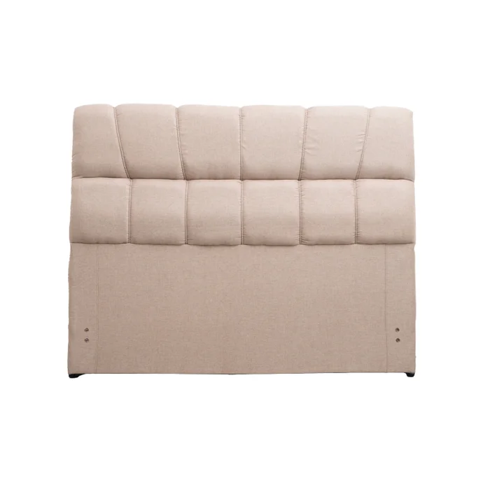 HELLEN- RESPALDO 2 PLAZAS TELA MARRON CLARO 140CM LARA en Beige - Respaldos de cama, Uruguay | Alfa Ventas