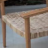 Butaca en teca y cuerda con posabrazos en Beige - Butacas, banquetas y puffs, Uruguay | Entrecasa, vista 5 de 5