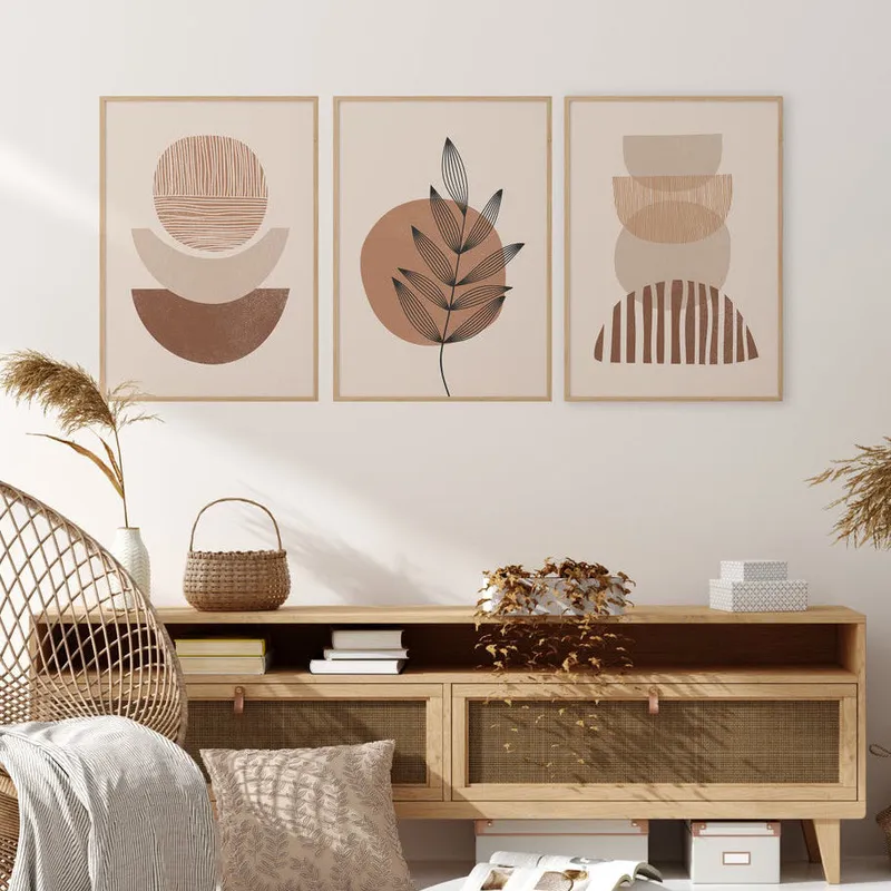 Boho Tríptico N.05 - Láminas, Uruguay | La Cuadrería
