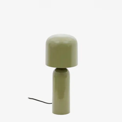 Lámpara de mesa Monze en metal pintado de verde en Verde - Lámparas de mesa, Uruguay | Kavehome