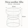 Mesa auxiliar Alba - Mesas de arrimo, Uruguay | Casakos, vista 9 de 9