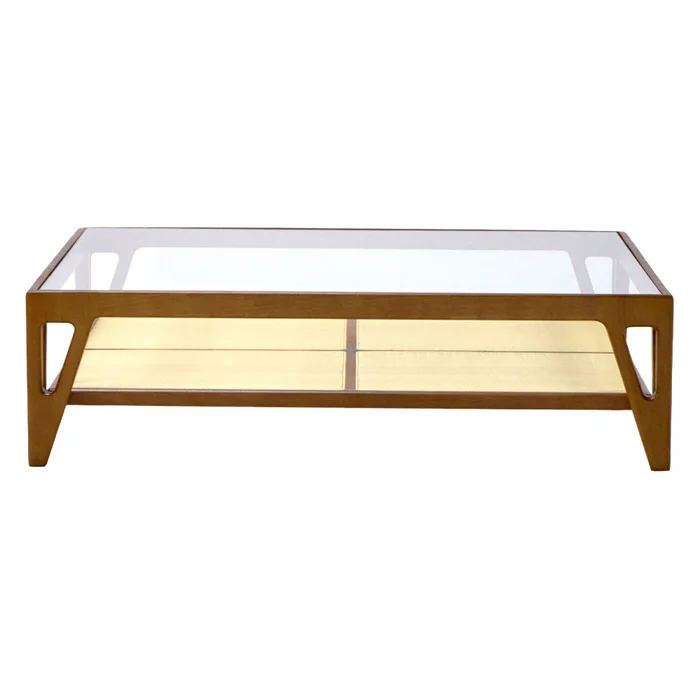 Mesa Ratona Madera-y-vidrio Natural-beige Rosa Natural en Madera natural - Mesas de living, Uruguay | Divino, vista 3