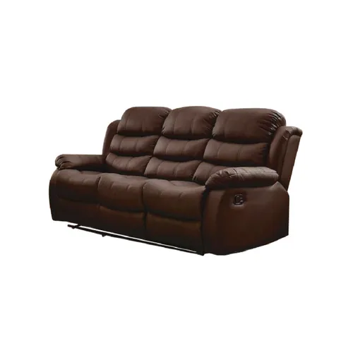 Sillon 3 Cuerpos Sofa Reclinable En Pu Living en Marrón - Dormitorio, Uruguay | Soy Hogar