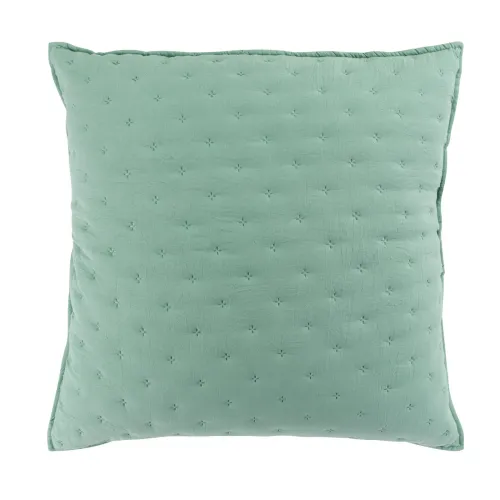 Funda De Almohadón Poliester Verde Capi Menta en Verde - Textiles, Uruguay | Divino