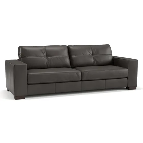 SOFA 100% CUERO - 3 CUERPOS - MODELO DOMINI - NEGRO en Negro - Sillones y sofás, Uruguay | Champagne Home