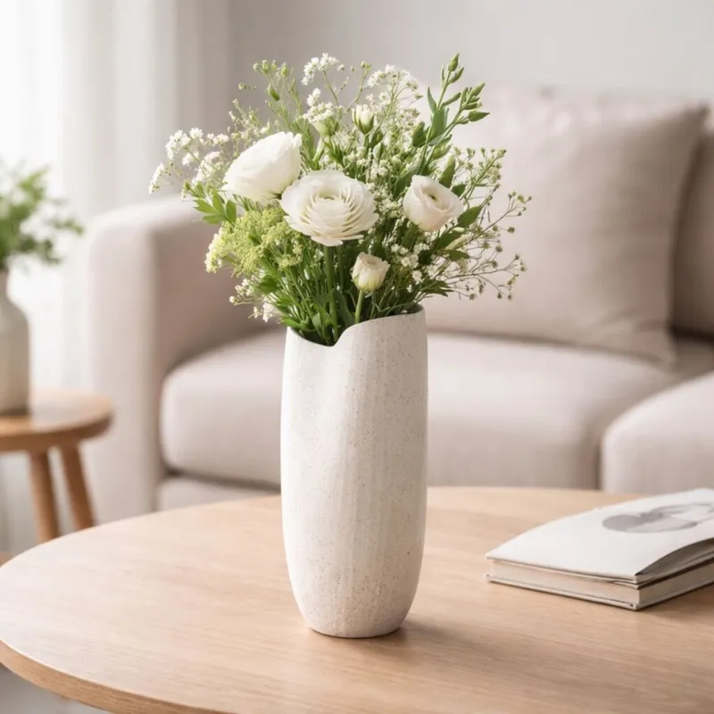 FLORERO ORGANIC Blanco Large en Blanco - Decoración, Uruguay | Viasono