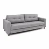 Sofa 4 cuerpos tela Gris respaldo capitoneado en Gris - Sillones y sofás, Uruguay | Champagne Home, vista 3 de 3