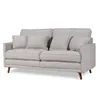 Sofá Realeza - Tela Microfibra - 2 cuerpos - 12073 (Greige) en Beige - Sillones y sofás, Uruguay | NYR, vista 1 de 6
