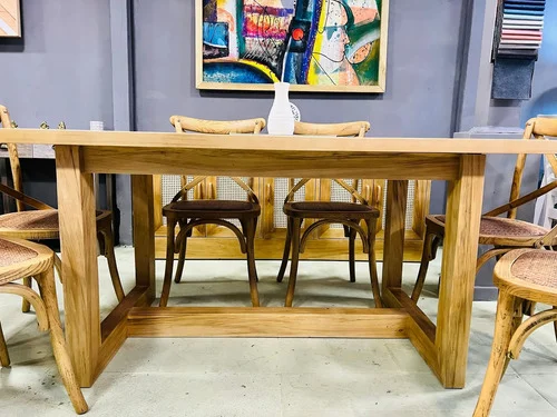 Juego De Comedor Madera Ozark Mesa Mónaco 6 Sillas Vienesas A Eleccion en Madera natural - Mesas de comedor, Uruguay | Ozark Home, vista 6