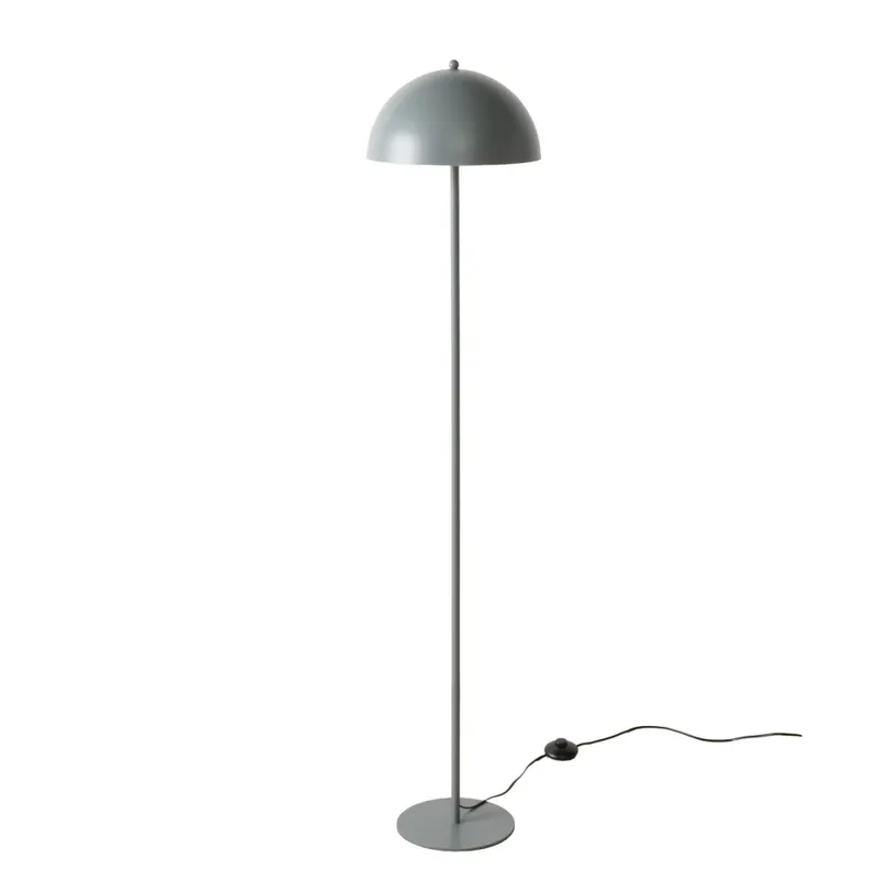 Lámpara De Pie Metal Gris 205996 en Gris - Lámparas de pie, Uruguay | Divino