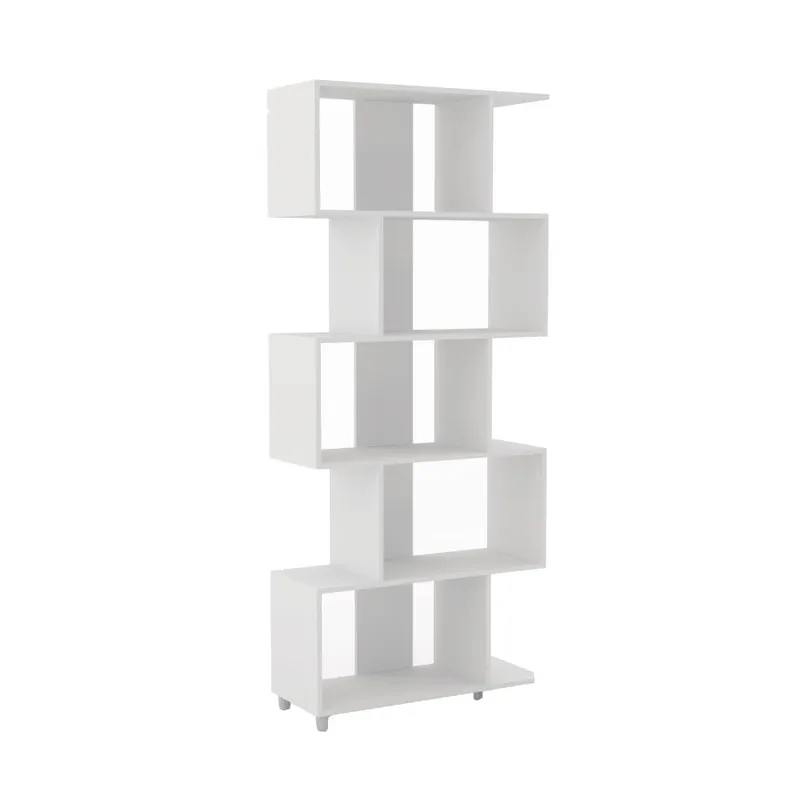 Biblioteca Estanterías Linea Retro 5 Estantes Blanco Esm209 en Blanco - Sillones y sofás, Uruguay | Soy Hogar