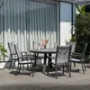Mesa redonda de Patio Diámetro 141cm - Urbanite - Gris en Gris - Muebles para el exterior, Uruguay | Rústico Hogar, vista 2 de 5
