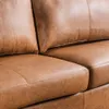 Sillón Cuero Deeni 3 Cuerpos Amendoa - Sillones y sofás, Uruguay | Aihaus, vista 3 de 4