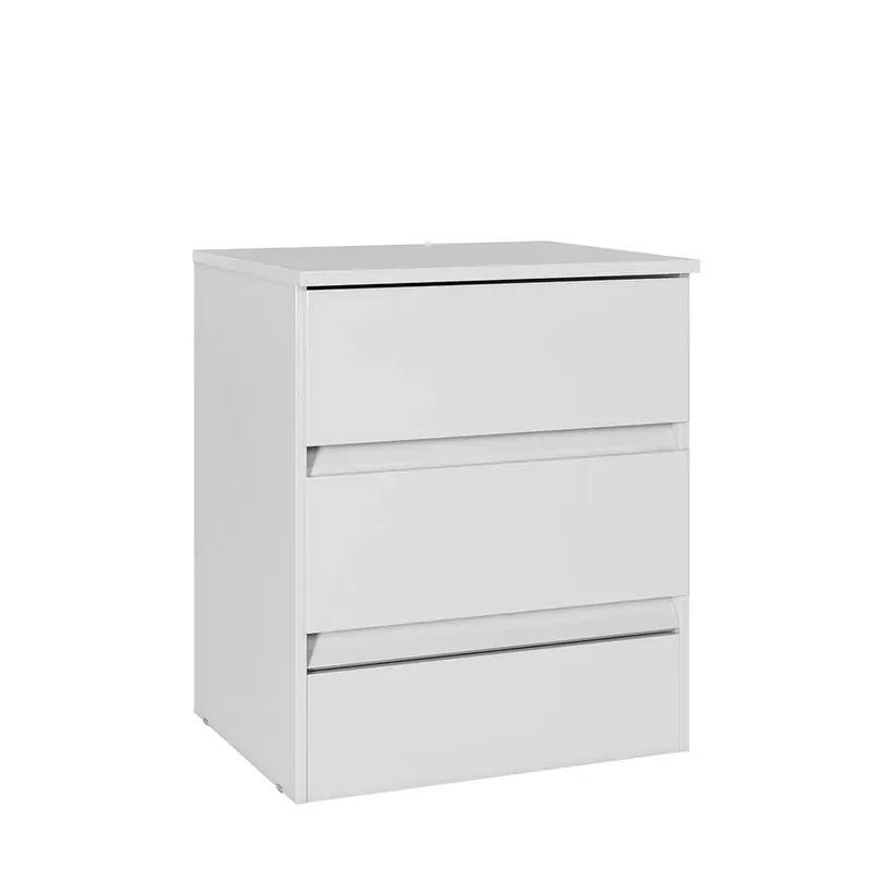 Mesa De Luz Fit 2 Cajones Moderna 100% Mdp - Mesas de luz, Uruguay | Lais Muebles