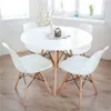 MESA EAMES DKR D110x73CM MDF Y MADERA BLANCO - Mesas de comedor, Uruguay | Decohogar, vista 2 de 2