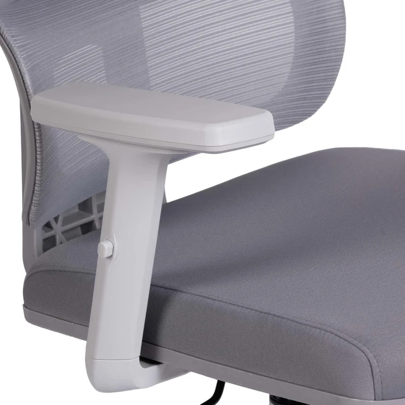 Silla De Oficina Malla Gris Aeris en Gris - Sillas de escritorio, Uruguay | Divino, vista 4
