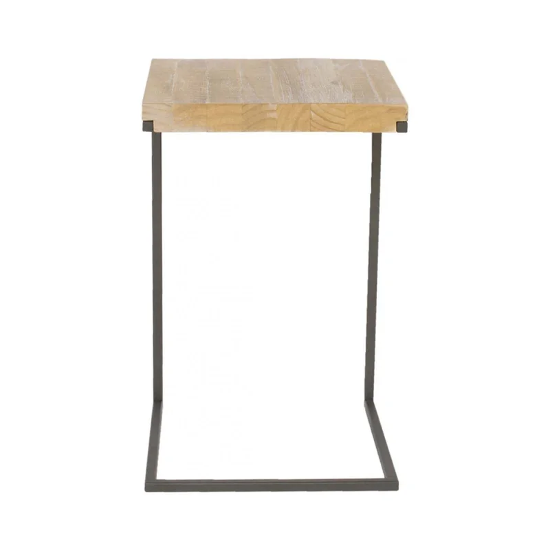 Mesa De Living Lateral - Arrime Madera Natural-beige Madison Natural en Madera natural - Mesas de living, Uruguay | Divino, vista 3
