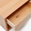 Mueble TV Alguema 3 cajones en chapa de roble con acabado natural 200 x 50 cm en Madera natural - Muebles para TV, Uruguay | Kavehome, vista 5 de 9
