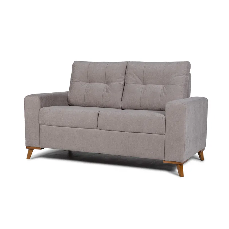 Sofá Katrina - Tela Microfibra - 2 cuerpos - 10287 (Tostado) en Marrón - Sillones y sofás, Uruguay | NYR
