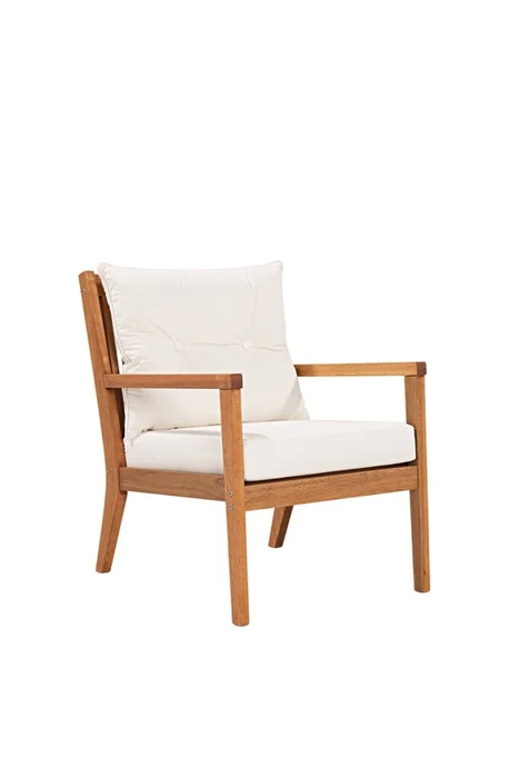 POLTRONA RIADE ACQUABLOCK CRUDO 62x75x81CM JATOBA en Madera natural - Muebles para el exterior, Uruguay | Vinibel
