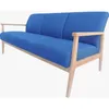 Sofá 3 cuerpos de madera maciza - Azul en Azul - Sillones y sofás, Uruguay | Nario Hogar, vista 2 de 3