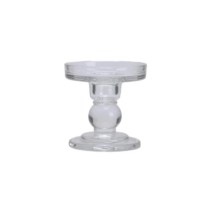 CANDELABRO VIDRIO D8.5/H8.6CM - Velas y Portavelas, Uruguay | Decohogar