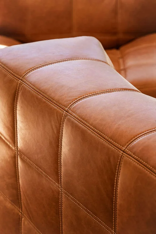 BUTACA COLUMBIA - CUERO ITALIANO CARAMELO en Marrón - Sillones y sofás, Uruguay | La Iberica, vista 23