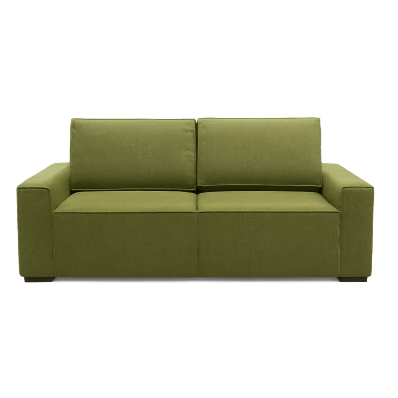 Sofa Moscú 3 Cuerpos 200cm - Verde Oliva Easy Clean - Sillones y sofás, Uruguay | Berna home