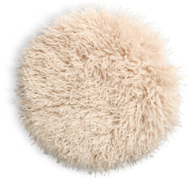 Almohadón de asiento KORSKNAP Ø34 beige en Beige - Textiles, Uruguay | JYSK