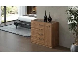 Tocador con caja de joyería 5C LUME - Almendra en Madera natural - Cómodas, Uruguay | Quesal, vista 5