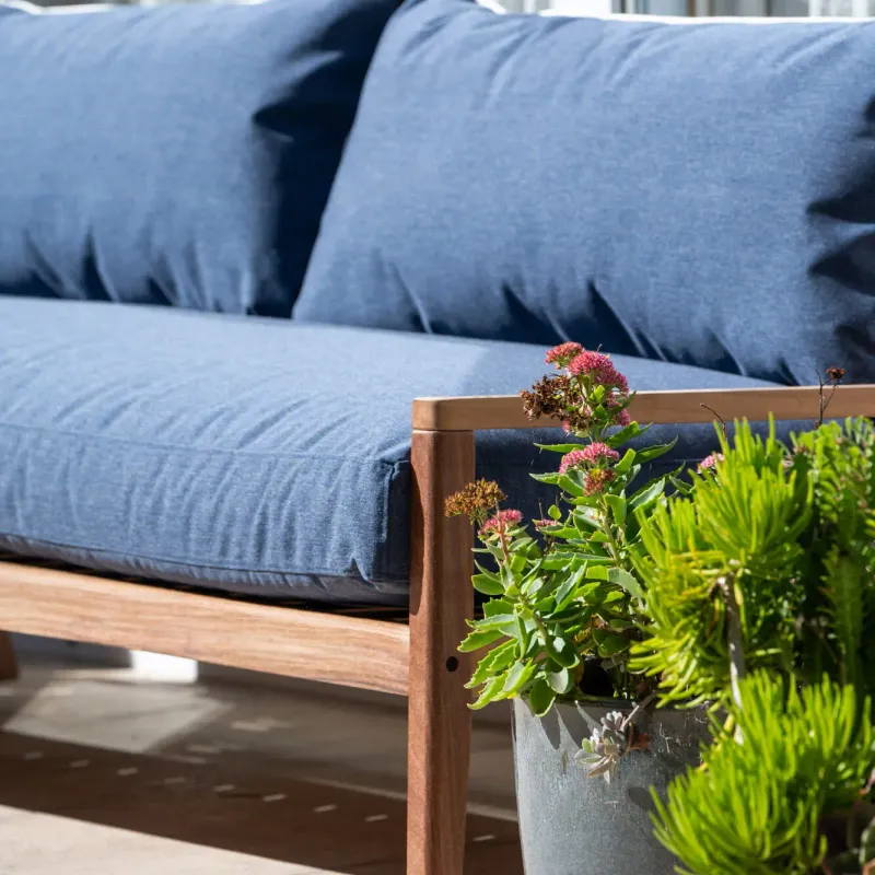 Sofá Malibu en Azul - Sillones y sofás, Uruguay | Balcony