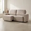 Sofá Adan (Retráctil) - Tela Microfibra - 2 módulos - 12072 (Beige) en Beige - Sillones y sofás, Uruguay | NYR, vista 2 de 7