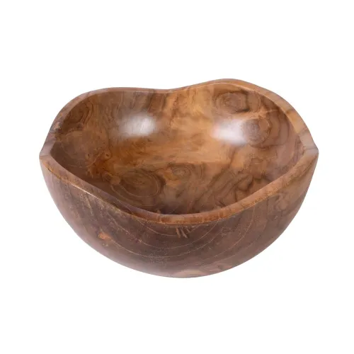 Bowl Decorativo Madera Natural-beige Bold en Madera natural - Decoración, Uruguay | Divino