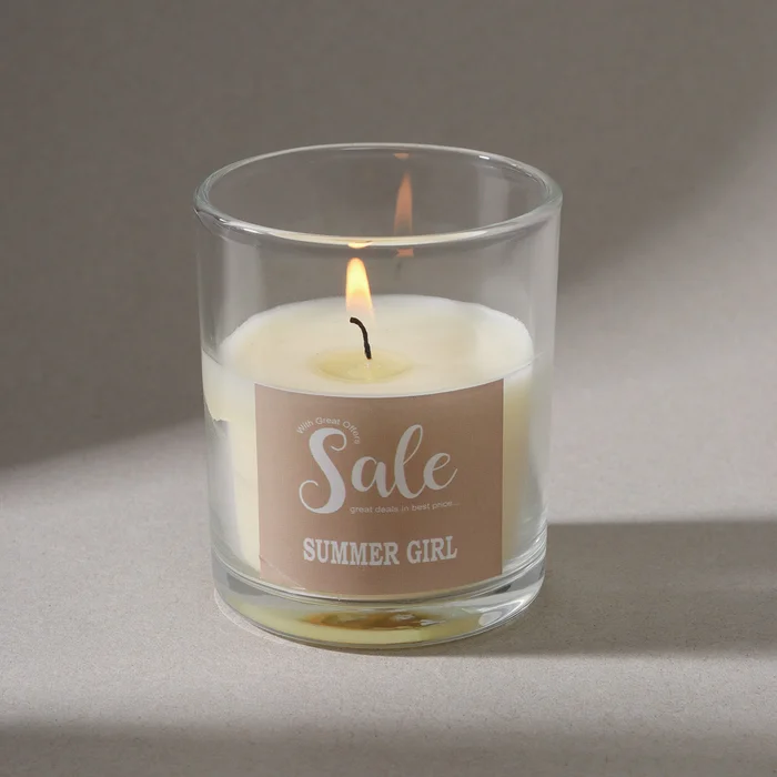 Vela Frasco Deco 6 en Azul - Velas y Portavelas, Uruguay | Tiendas Montevideo