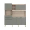 Mueble De Cocina Kit Completo Puertas Cajones Amoblamiento en Gris - Respaldos de cama, Uruguay | Soy Hogar, vista 7 de 10