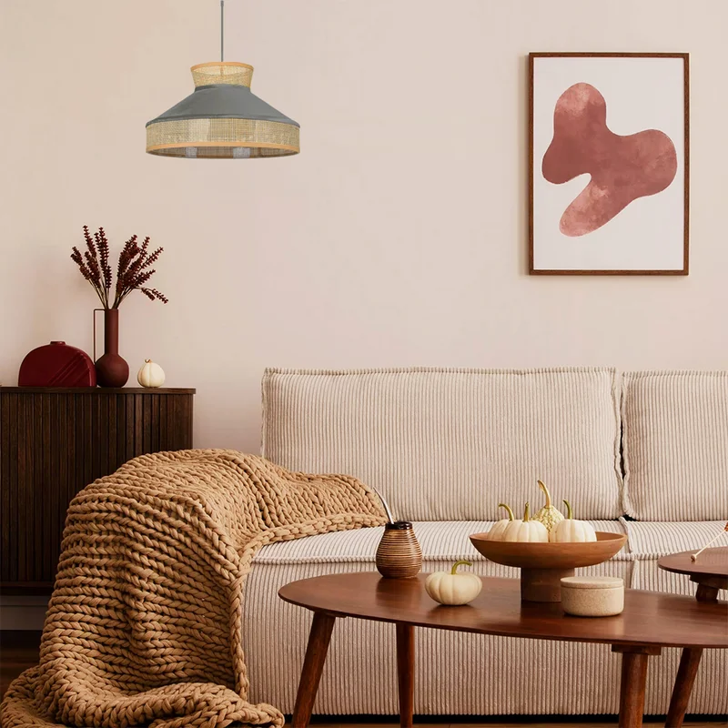 Lámpara Colgante Indiana Gris ø 40 cm en Gris - Lámparas colgantes, Uruguay | Serlux, vista 4