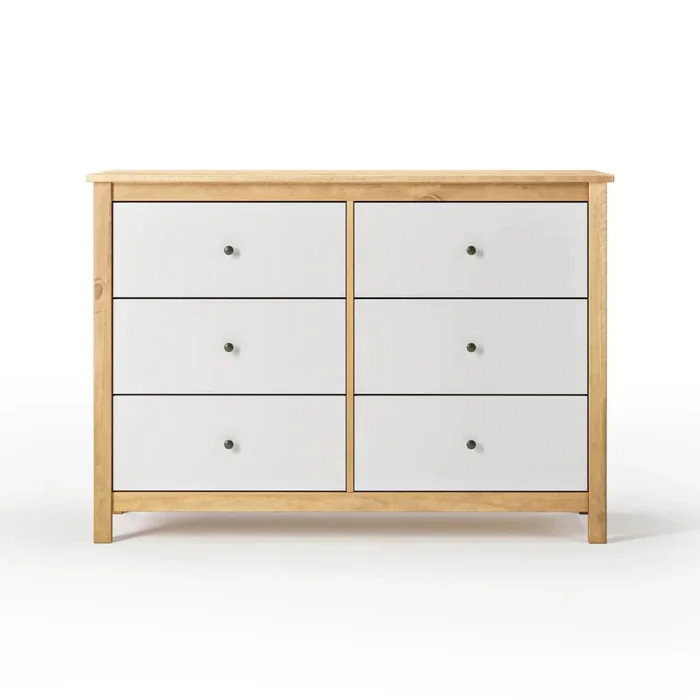 Cómoda 6 Cajones - Línea Maden - Blanco en Blanco - Cómodas, Uruguay | Ecowood, vista 3