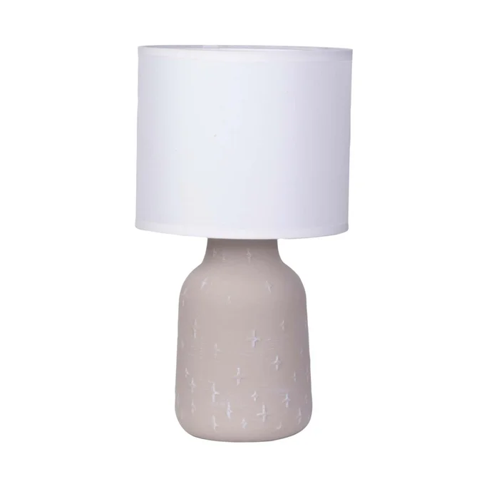 Lámpara De Mesa Ceramica Gris At21000 en Gris - Lámparas de mesa, Uruguay | Divino