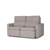 Sofá Santiago (Rebatible) - Tela Microfibra - 2 cuerpos - TC 1010 (Beige) en Gris - Sillones y sofás, Uruguay | NYR, vista 1 de 7