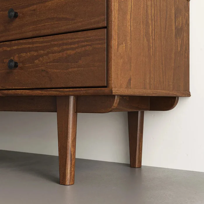 Rack TV 175CM con Ratan Serena - Madera Maciza en Madera natural - Muebles para TV, Uruguay | Balton, vista 18