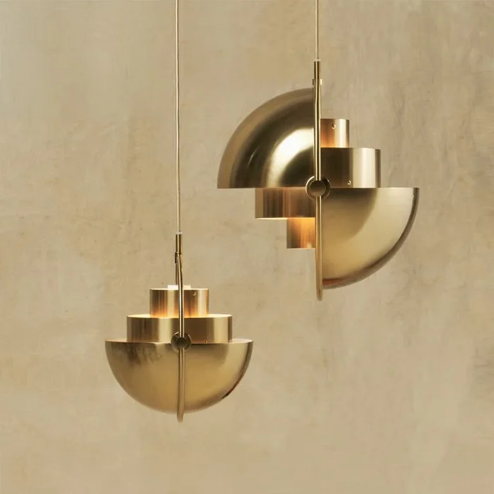 Multi-Lite Pendant Lamp | Louis Weisdorf en Dorado - Lámparas colgantes, Uruguay | Mad for Modern
