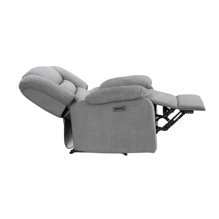 Recliner Eléctrico Tela Gris Marsella Ii en Gris - Sillones y sofás, Uruguay | Divino, vista 5