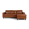 Rinconera Royale - Cuero Básico - Chaise Derecho - 457 (Brandy) en Blanco - Sillones y sofás, Uruguay | NYR, vista 2 de 5